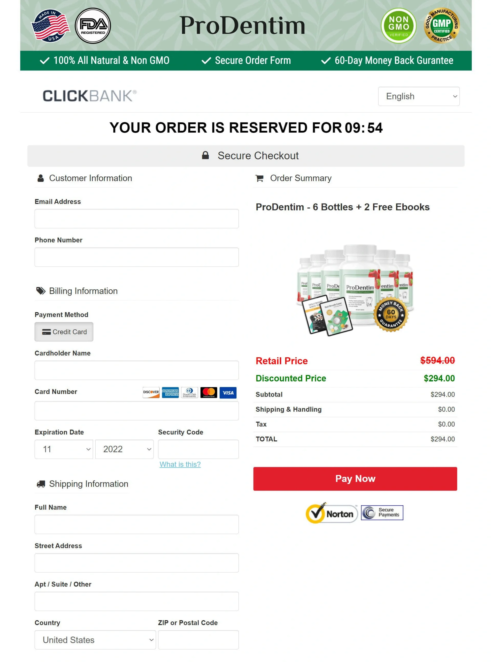 ProDentim Order